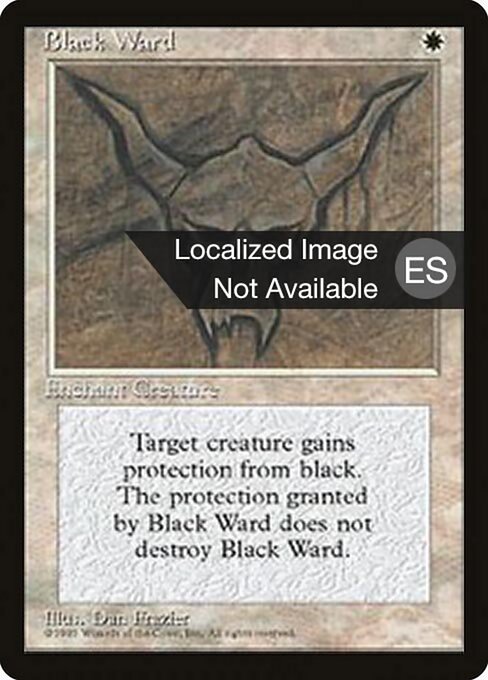 Black Ward (8) [Fourth Edition Foreign Black Border]