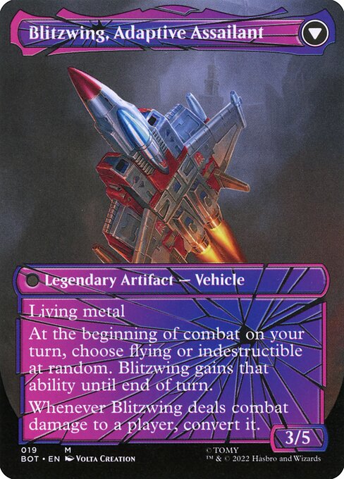 Blitzwing, Cruel Tormentor (Shattered Glass) (19) [Transformers] [Borderless] Reverse