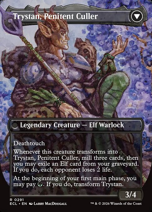 Trystan, Callous Cultivator (Borderless) (291) [Lorwyn Eclipsed] Reverse