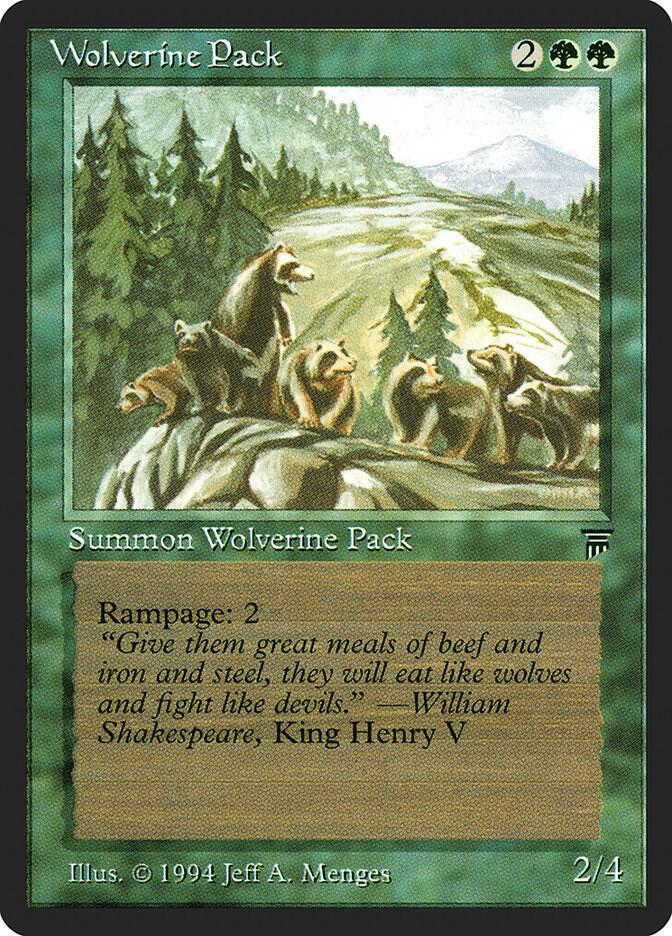 Wolverine Pack (214) [Legends]