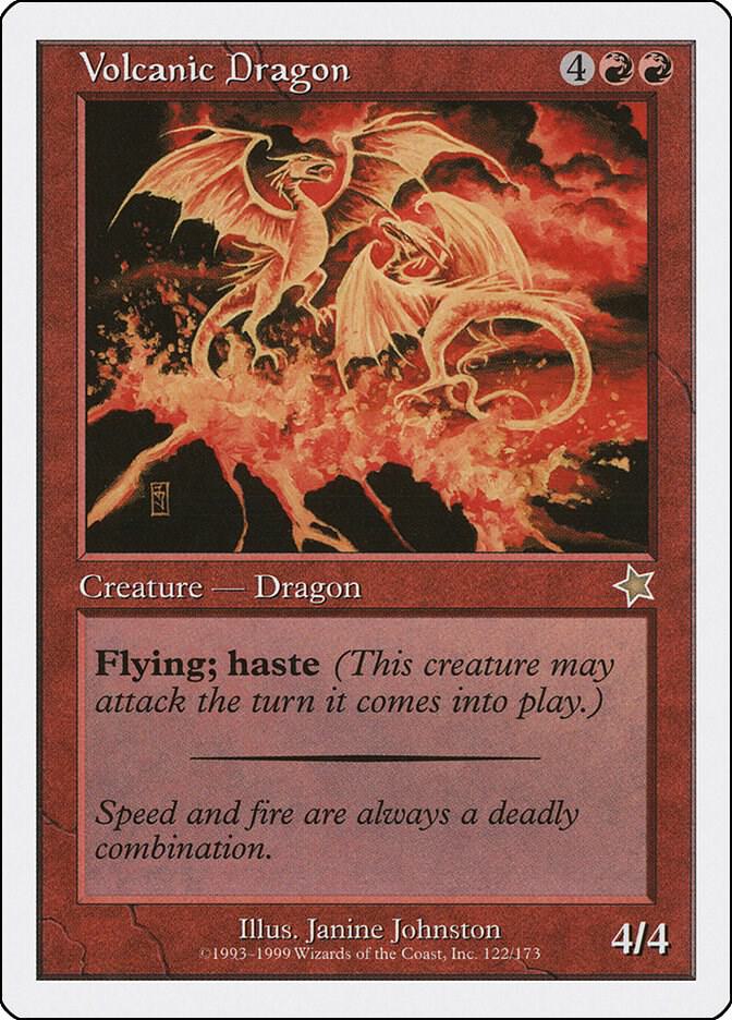 Volcanic Dragon (122) [Starter 1999]