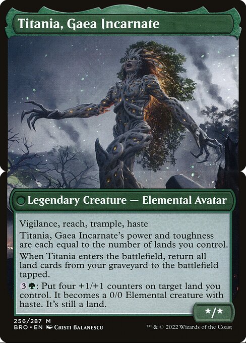 Titania, Gaea Incarnate (256b) [The Brothers' War]