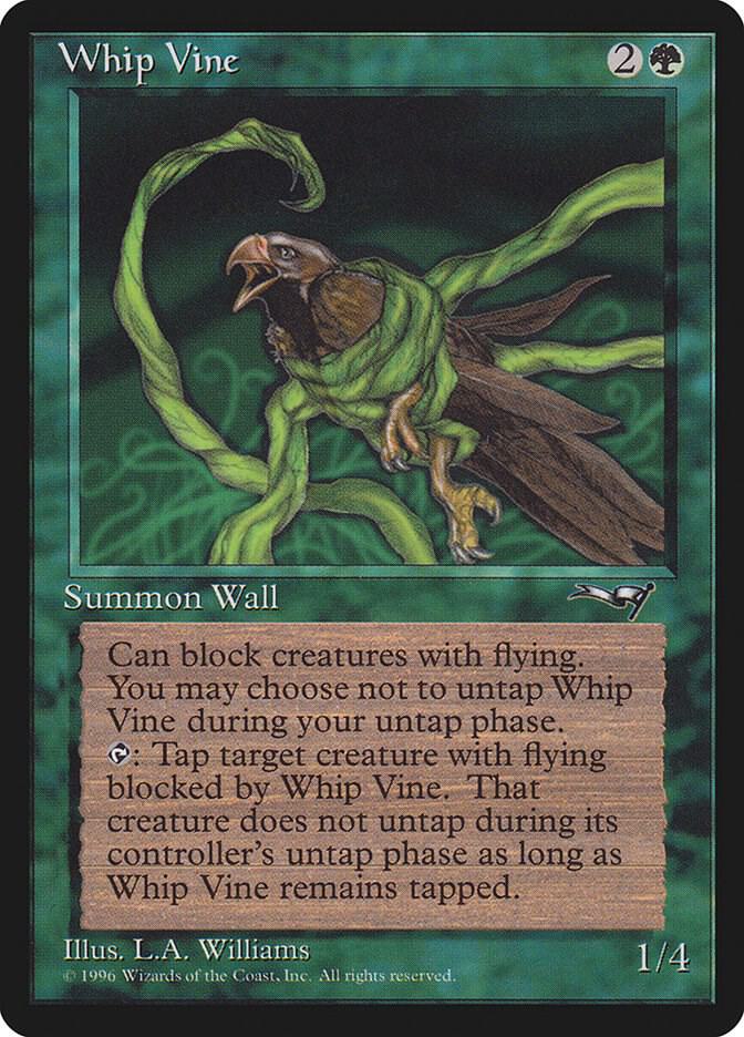 Whip Vine (Ensnared Bird) (90) [Alliances]