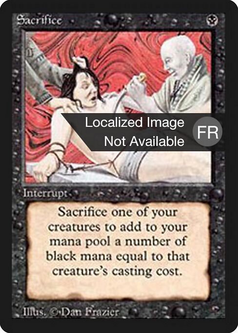 Sacrifice (126) [Foreign Black Border]