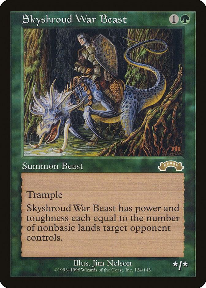 Skyshroud War Beast (124) [Exodus]