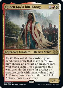 Queen Kayla bin-Kroog (218) [The Brothers' War]