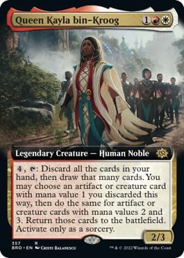 Queen Kayla bin-Kroog (Extended Art) (357) [The Brothers' War] [Extended Art]