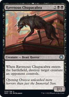 Ravenous Chupacabra (59) [Game Night: Free-for-All]