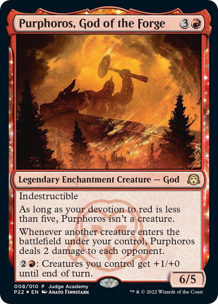 Purphoros, God of the Forge (8) [Judge Promos]