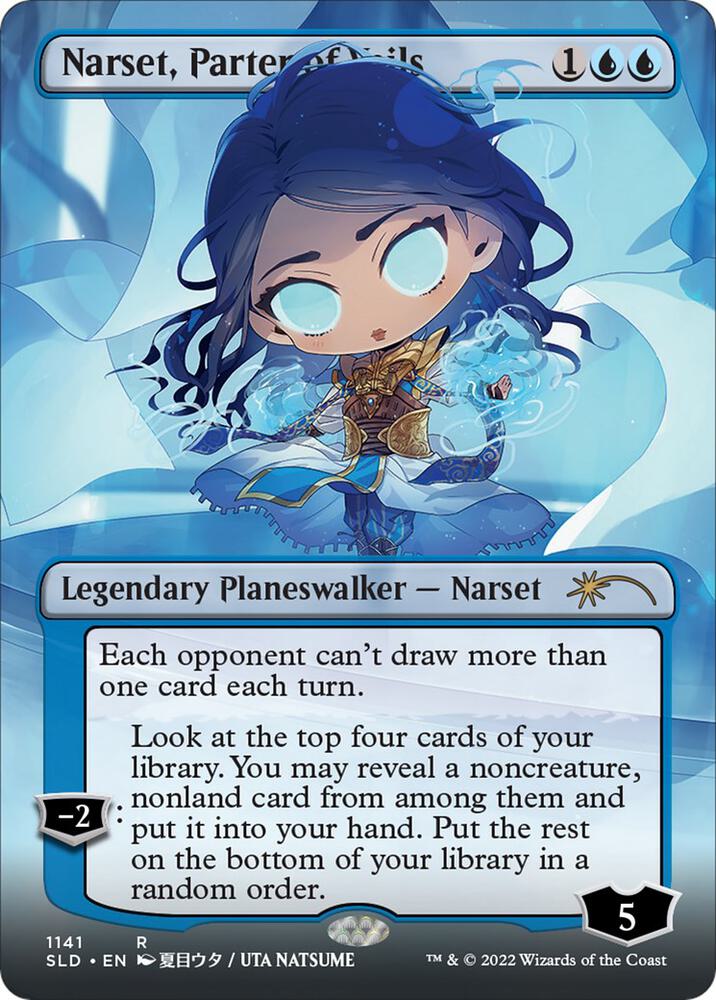 Narset, Parter of Veils (1141) [Secret Lair Drop] [Borderless]