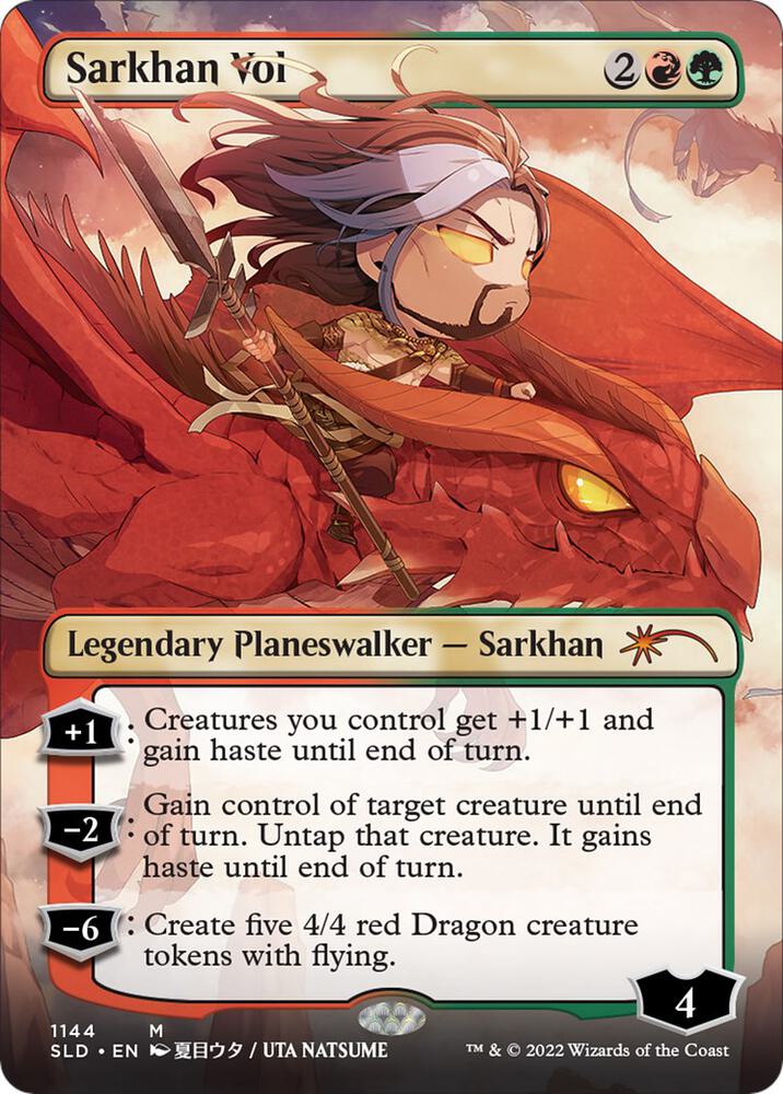 Sarkhan Vol (Borderless) (1144) [Secret Lair Drop] [Borderless]
