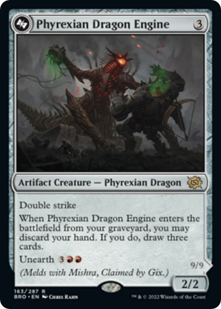 Phyrexian Dragon Engine (163) [The Brothers' War]