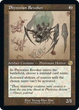 Phyrexian Revoker (Schematic) (103) [The Brothers' War Retro Artifacts]