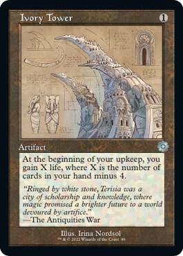 Ivory Tower (Schematic) (86) [The Brothers' War Retro Artifacts]