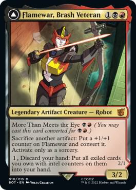 Flamewar, Brash Veteran (10) [Transformers]