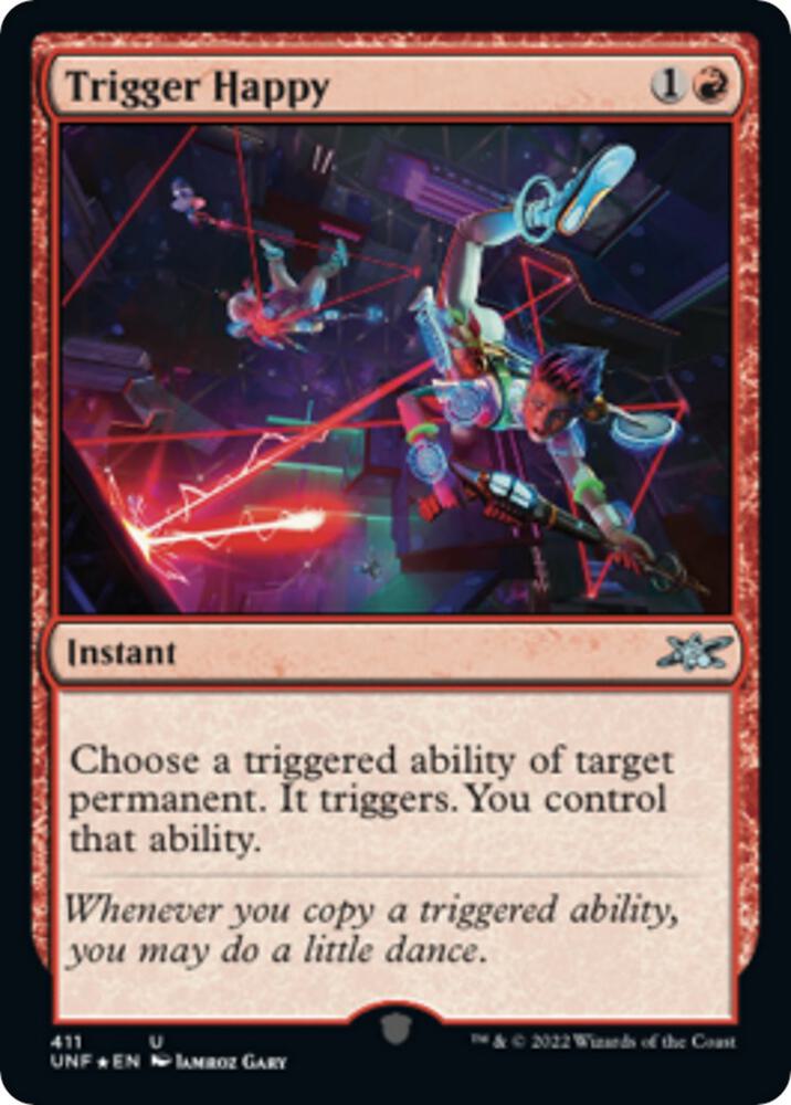 Trigger Happy (Galaxy Foil) (411) [Unfinity]