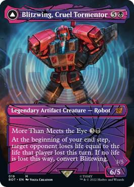 Blitzwing, Cruel Tormentor (Shattered Glass) (19) [Transformers] [Borderless]