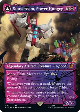 Starscream, Power Hungry (Shattered Glass) (20) [Transformers] [Borderless]
