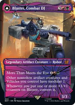 Blaster, Combat DJ (Shattered Glass) (22) [Transformers] [Borderless]