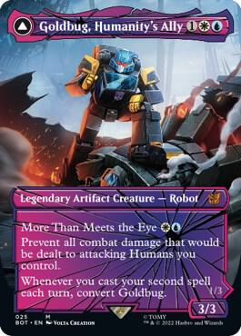 Goldbug, Humanity's Ally (Shattered Glass) (25) [Transformers] [Borderless]