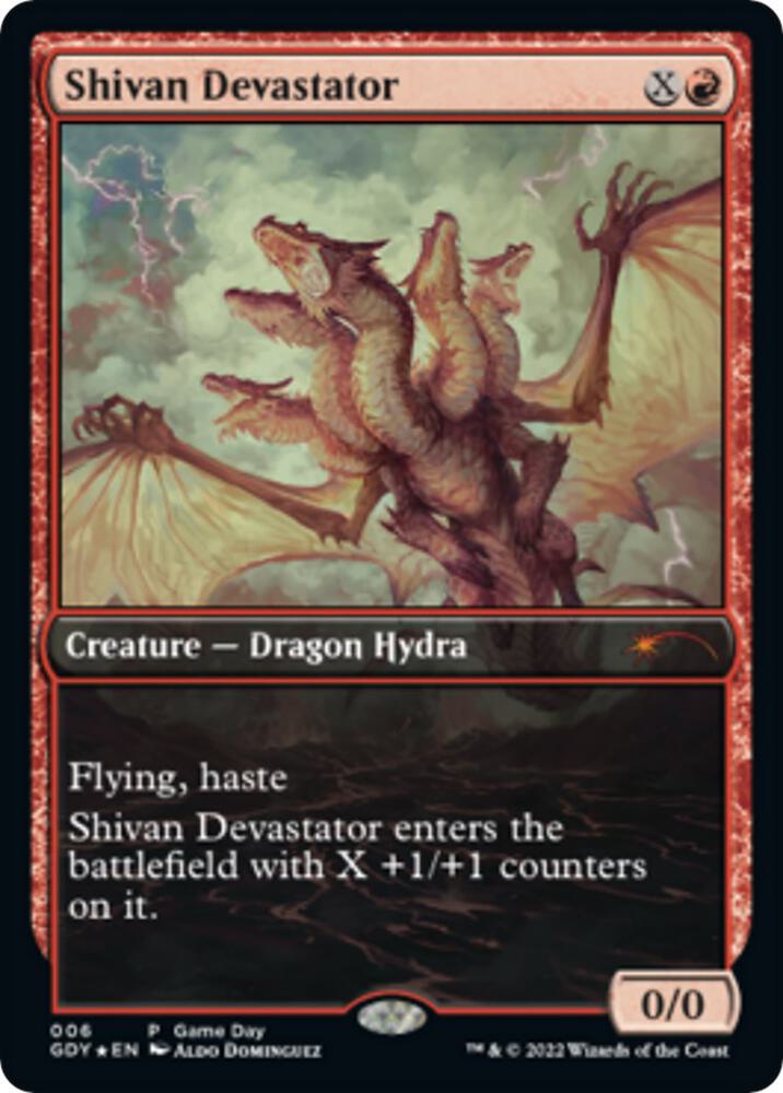 Shivan Devastator (6) [Game Day Promos]