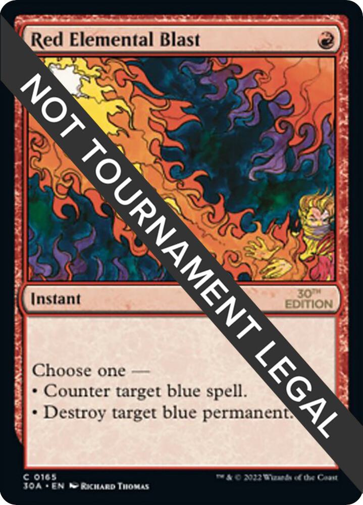 Red Elemental Blast (165) [30th Anniversary Edition]