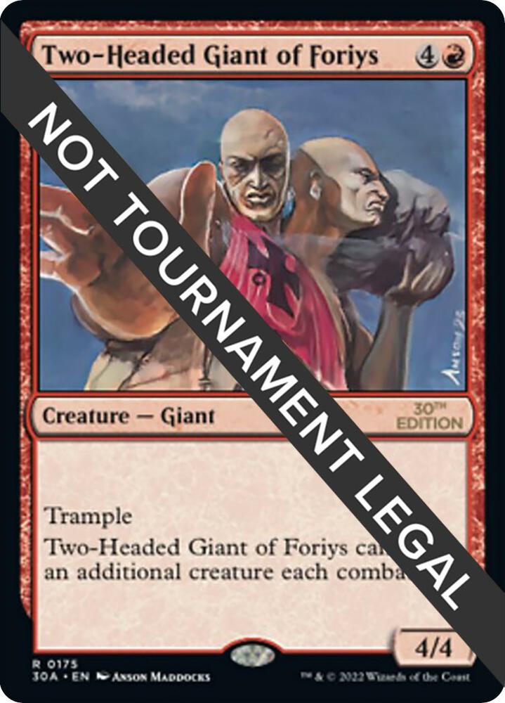 Two-Headed Giant of Foriys (175) [30th Anniversary Edition]