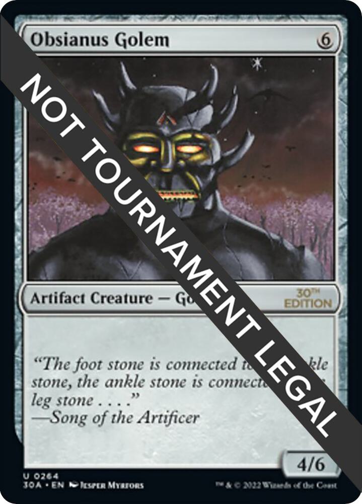 Obsianus Golem (264) [30th Anniversary Edition]