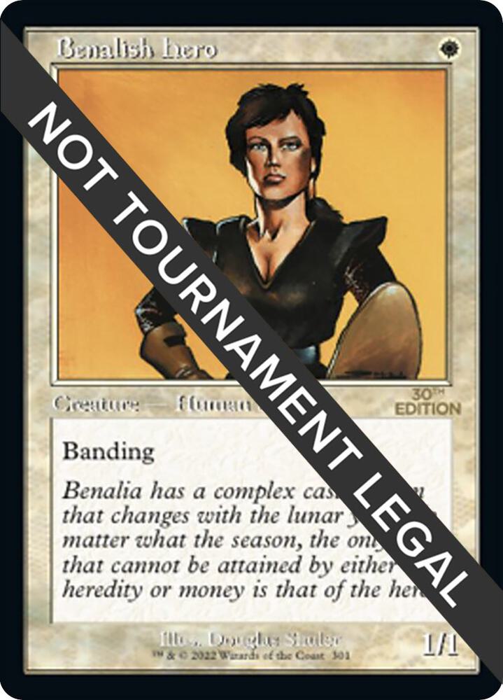 Benalish Hero (Retro Frame) (301) [30th Anniversary Edition]