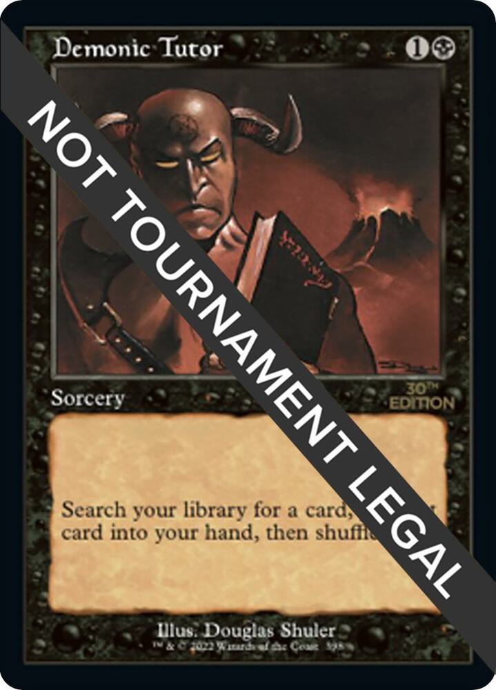 Demonic Tutor (Retro Frame) (398) [30th Anniversary Edition]