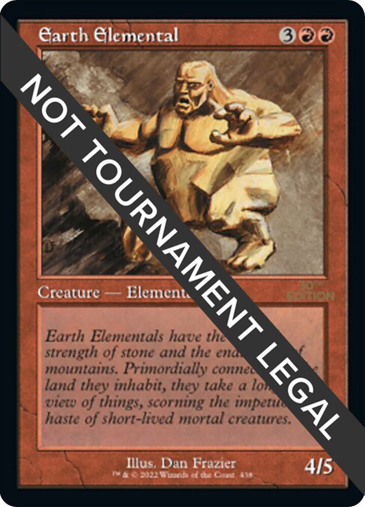 Earth Elemental (Retro Frame) (438) [30th Anniversary Edition]