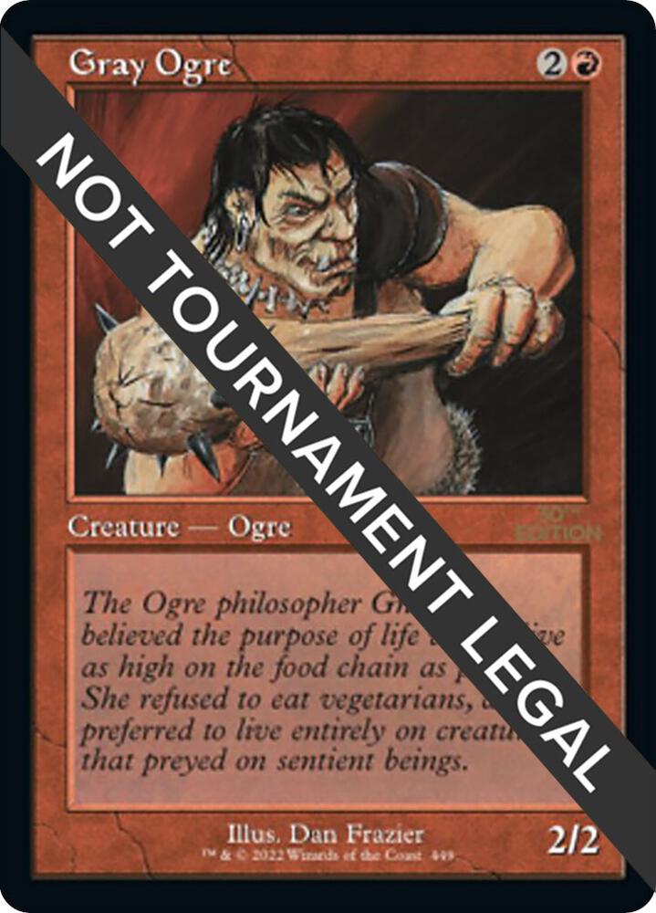 Gray Ogre (Retro Frame) (449) [30th Anniversary Edition]