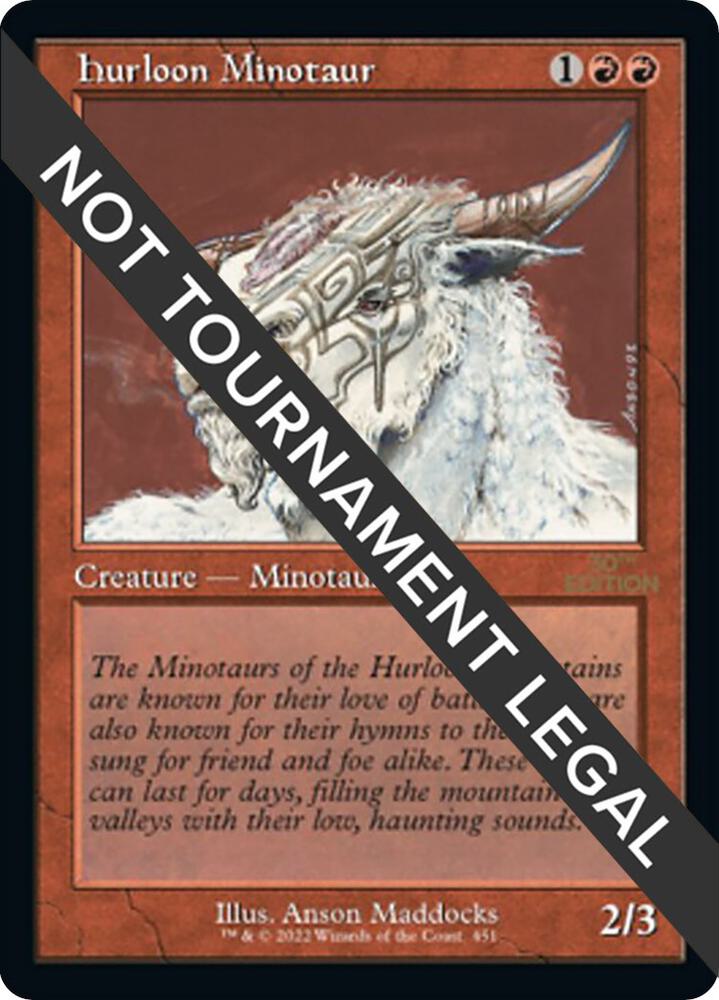 Hurloon Minotaur (Retro Frame) (451) [30th Anniversary Edition]