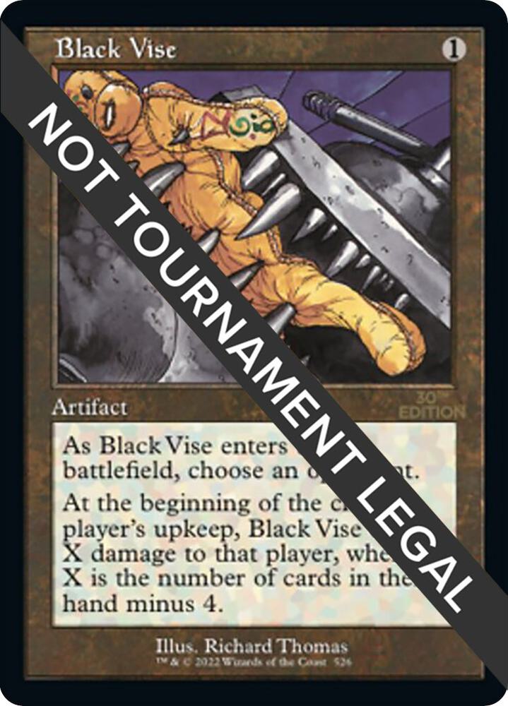 Black Vise (Retro Frame) (526) [30th Anniversary Edition]