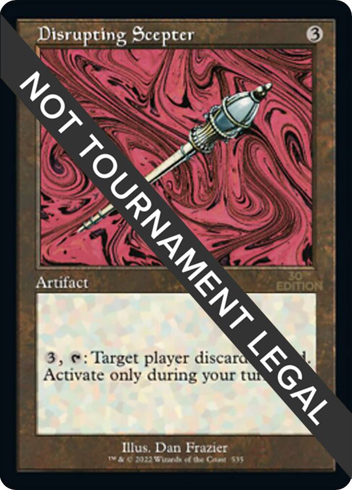 Disrupting Scepter (Retro Frame) (535) [30th Anniversary Edition]