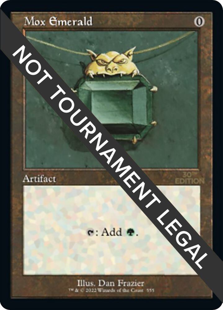 Mox Emerald (Retro Frame) (555) [30th Anniversary Edition]