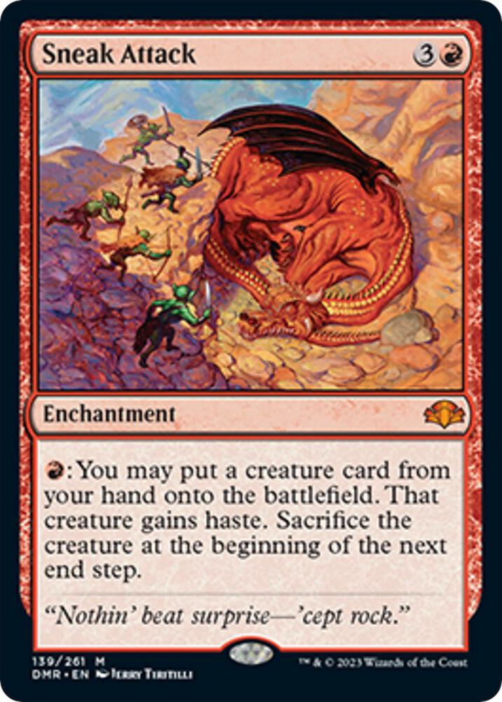Sneak Attack (139) [Dominaria Remastered]