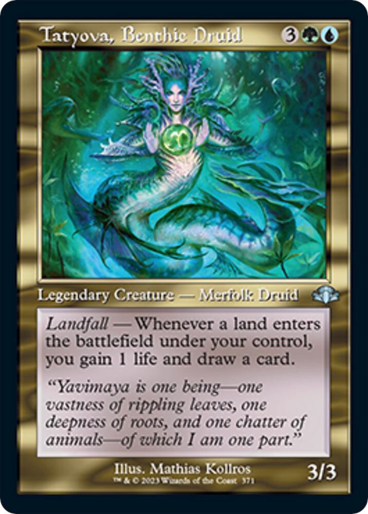 Tatyova, Benthic Druid (Retro Frame) (371) [Dominaria Remastered]