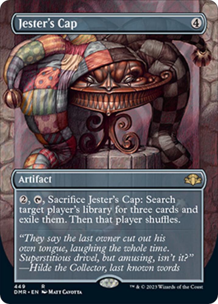 Jester's Cap (Borderless) (449) [Dominaria Remastered] [Borderless]