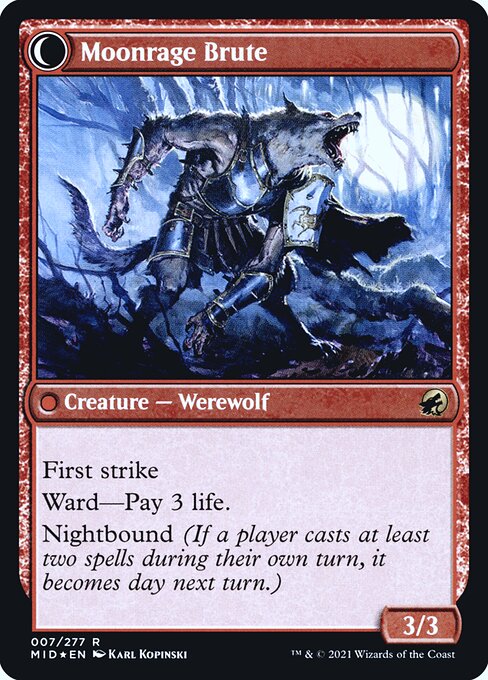Brutal Cathar (7) [Prerelease Cards] Reverse