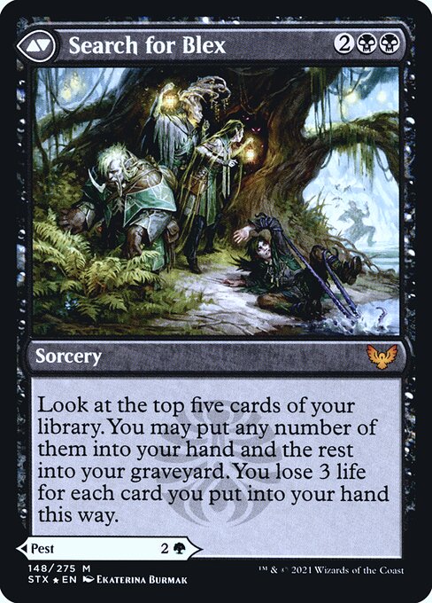 Blex, Vexing Pest (148) [Prerelease Cards] Reverse