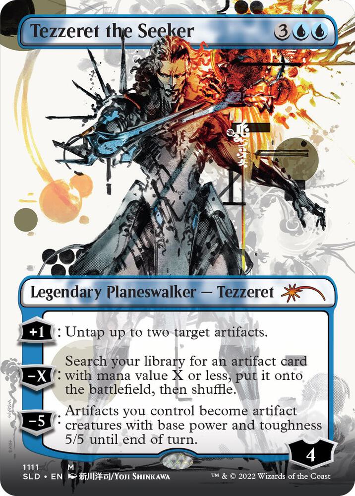 Tezzeret the Seeker (1111) [Secret Lair Drop] [Borderless]
