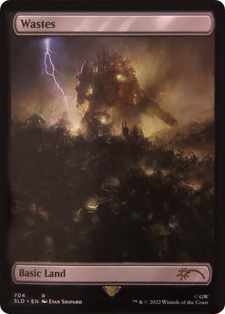 Wastes (704) - Full Art [Secret Lair Drop]