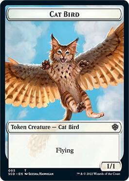 Cat Bird // Faerie Double-Sided Token (5 // 10) [Starter Commander Decks]
