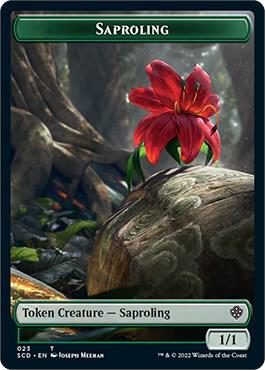 Saproling // Soldier Double-Sided Token (23 // 8) [Starter Commander Decks]