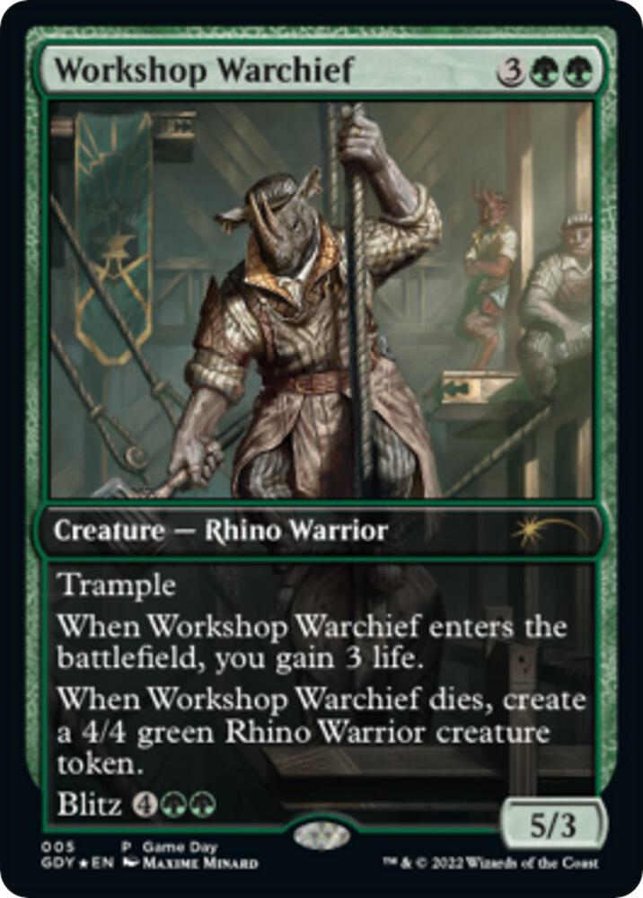 Workshop Warchief (5) [Game Day Promos]