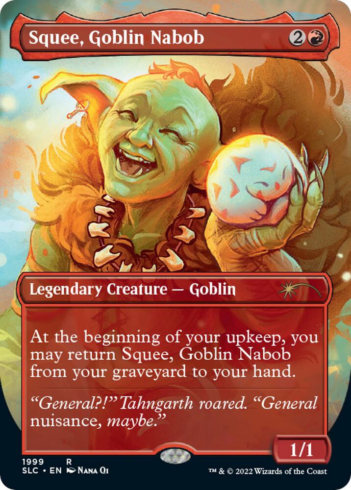 Squee, Goblin Nabob (1999) [Secret Lair Countdown Kit] [Borderless]