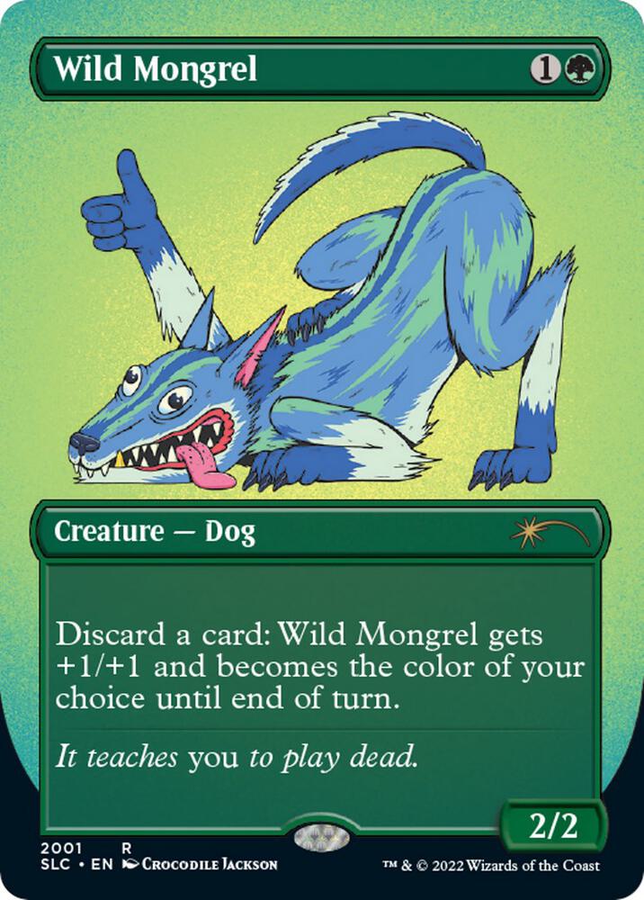 Wild Mongrel (2001) [Secret Lair Countdown Kit] [Borderless]