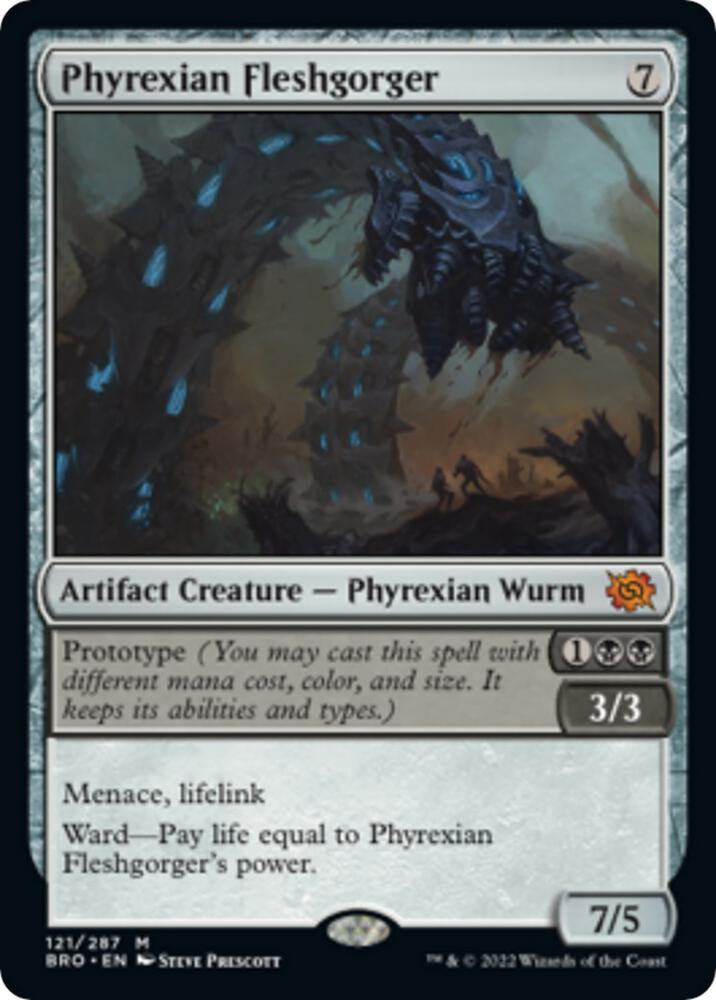 Phyrexian Fleshgorger (121) [The Brothers' War]