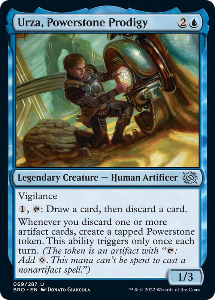 Urza, Powerstone Prodigy (69) [The Brothers' War]